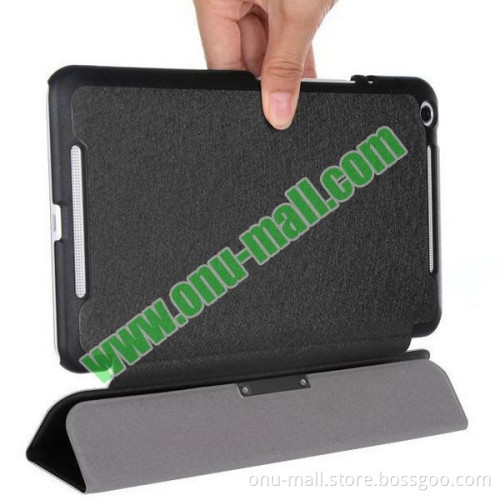 3 Folding Ultra Thin Flip Leather Tablet Case for Asus MeMO Pad 8 ME581C